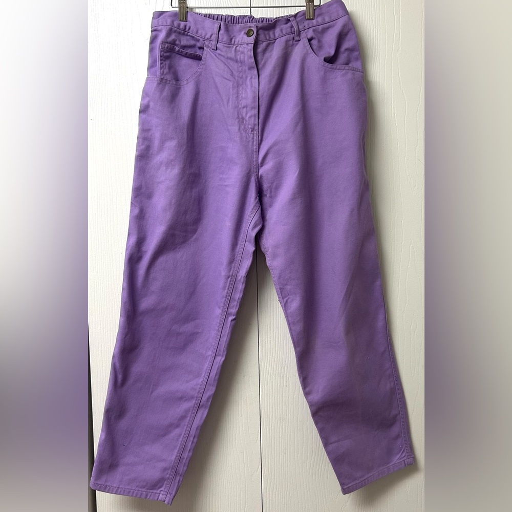 Vintage Hunters Run Lilac Two-Piece Denim Jacket & Pants Set - Picture 7 of 9